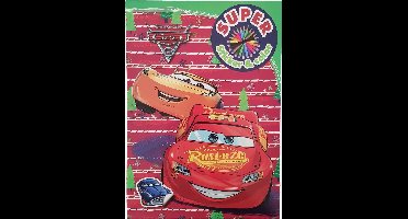 Disney Kerst Super Sticker & Color Kleurboek "Cars"