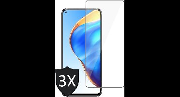 Screenprotector geschikt voor Xiaomi Mi 10T Pro - 3x Glas Screen Protector