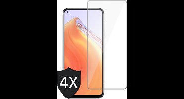 Screenprotector geschikt voor Xiaomi Mi 10T - 4x Glas Screen Protector