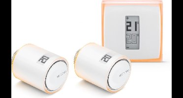 Netatmo slimme thermostaat - Incl. 2 Radiatorknoppen