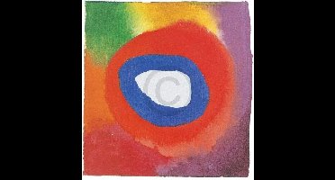 Kunstdruk Wassily Kandinsky - Colour studies with technical 40x50cm