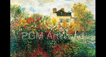 Kunstdruk Claude Monet - The Artist's Garden 100x70cm