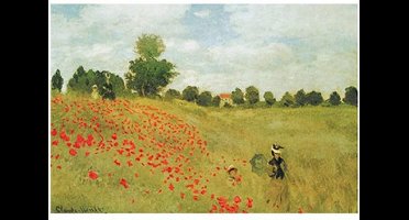 Kunstdruk Claude Monet - Papaveri 50x40cm