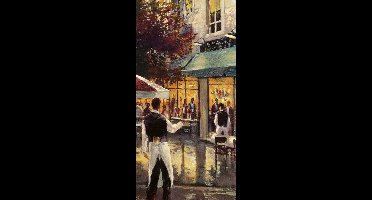 Kunstdruk Brent Heighton - 5th Ave Cafe 40x80cm