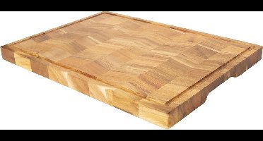 Snijplank 46x33xh3cm Acaciawith Groove