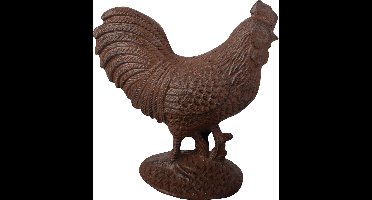 Haan gietijzer tuinbeeld L