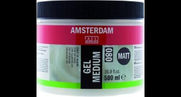 Amsterdam Gel Medium Mat 080 Pot 500 ml