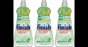 3x Finish Glansspoelmiddel Eco 0% 400 ml