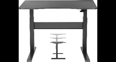 Bureau zit sta - laptop computertafel - in hoogte verstelbaar - 120 x 67.5 cm