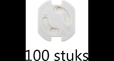 GS stopcontactbeschermers 100 stuks - Kinderbeveiliging voor stopcontact - Stopcontactbeveiliging