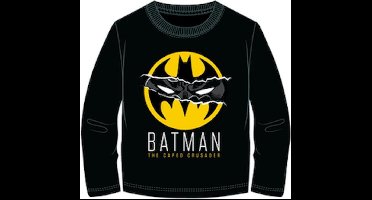 Batman t-shirt - zwart - geel - Maat 140 / 10 jaar