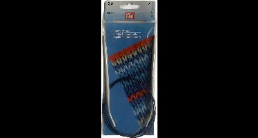 Rondbreinaald aluminium grijs 80 cm 6,00 mm