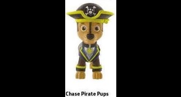 Paw Patrol Pirate Pups Chase taart topper decoratie 6 cm.