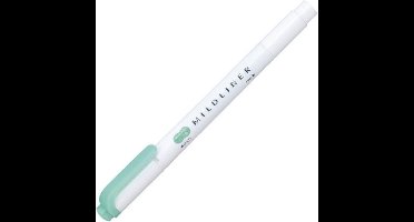 Zebra Mildliner Double-Sided Highlighter - Fine / Bold - Mild Blue / Green / WKT7-MBG