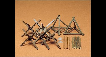 Tamiya Modelbouwpakket Diorama - 35027 Diorama-Set Barricade Plastic - 1:35 - Modelbouw