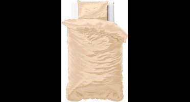 Sleeptime Beauty Skin Care - Dekbedovertrek - Eenpersoons - 140x200/220 - Taupe