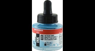 Amsterdam Acrylic Inkt Fles 30 ml Hemelsblauw Licht 551