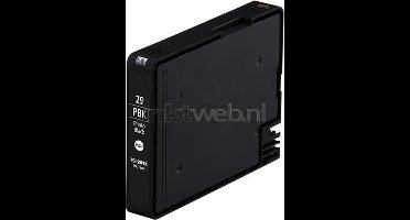 FLWR - Inktcartridge / PGI-29PBK / Foto Zwart - Geschikt voor Canon