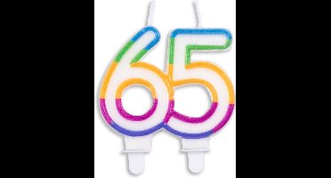 Wefiesta Cijferkaars 65 Wax 7 X 7,5 Cm Wit