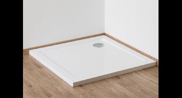 Sanifun douchebak Taco 900 x 900 x 40 Wit