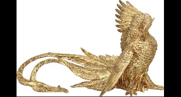 Wants&Needs - Ornament - Long Tail Chicken - Goud - 68.3 X 39.6 X 42.3