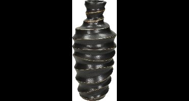 Wants&Needs Vaas Steengoed Zwart 13.3 X 13.3 X 30.3