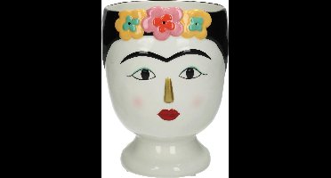 Wants&Needs Bloempot Lady Flower Multi 15 X 14.6 X 19.3