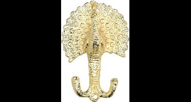 Wants&Needs Kapstok Peacock Aluminium Goud 9 X 3 X 12.7