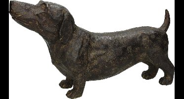 Wants&Needs Ornament Dog Polyresin Bruin 31 X 8 X 17