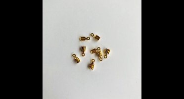 Veter eindstuk goud 5mm.