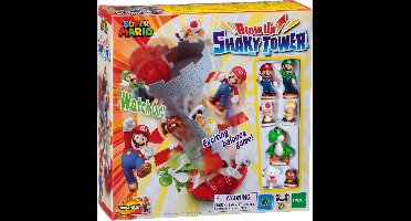 Super Mario Blow Up! Shaky Tower – Evenwichtsspel met 7 verzamelbare Super Mario Figuren