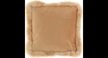 Kussen Maysa 45x45cm sandstone