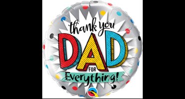 Qualatex - Folieballon Thank you Dad 45cm