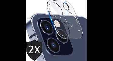Camera Screenprotector geschikt voor iPhone 12 Pro Max - 2x Glas Screen Protector