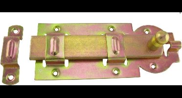 WAELBERS rolschuif | 100 x 40 mm | zwaar gegalvaniseerd | inclusief sluitbeugel