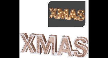 Home&Styling XMAS - houten letters - 38cm - 25 LED