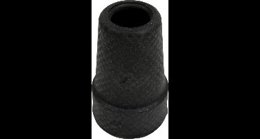 Aidapt Dop voor wandelstok - Antislip rubber 22 mm - Zwart