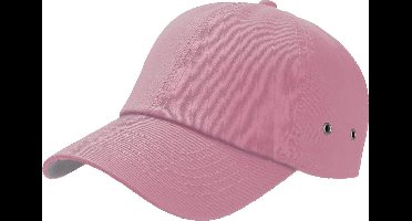 Atlantis Actie 6 Paneel Chino Baseball Cap (Roze)