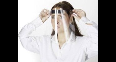 Cimco 47600 Gezichtsscherm Incl. hoofdhouder Helder