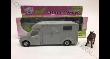 Kids Globe Die-cast Paardentruck Licht en Geluid 1:32