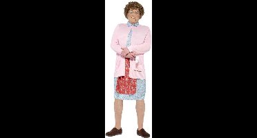 Smiffys Kostuum -L- Mrs Brown Padded Roze