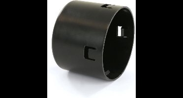 Eindkap PP 50 mm klikmof grijs