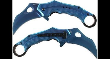 X-treme Assisted Karambit Blue ti steel - X 1901