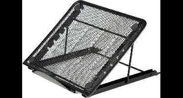 Universele Ergonomische Laptop Standaard 7-13’’ inch - Laptop Stand - laptop tafel - laptop verhoger - Laptop steun - Tablet Houder/Standaard - Geschikt voor Macbook/Laptops/IPad/Tablets/Notebook/E-Reader - Boekenstandaard - Zwart