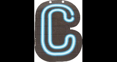 Neon Letter C 24cm