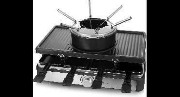 Emerio Rg-124930 Gourmet En Fondue Set Zwart/Rvs