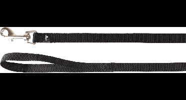 Hond Looplijn Ziggi Zwart 1,3m 20mm