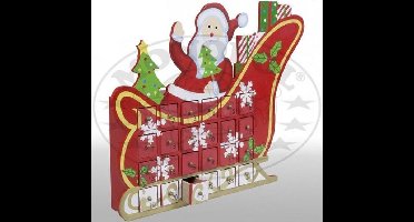 Adventkalender Arreslee met 24 lades