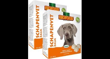 Biofood Schapenvet Maxi Bonbons Zalm