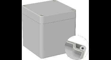 TRU COMPONENTS TC-9065496 Outdoorbehuizing 82 x 80 x 85 Polycarbonaat Grijs-wit (RAL 7035) 1 stuk(s)